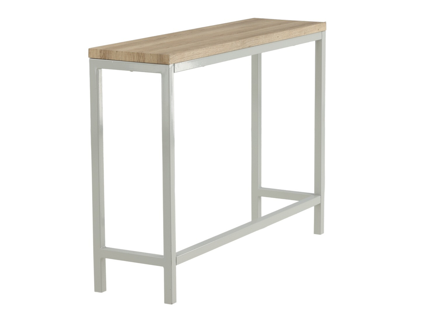Console table Dallas 2468 (Grey + Light wood)