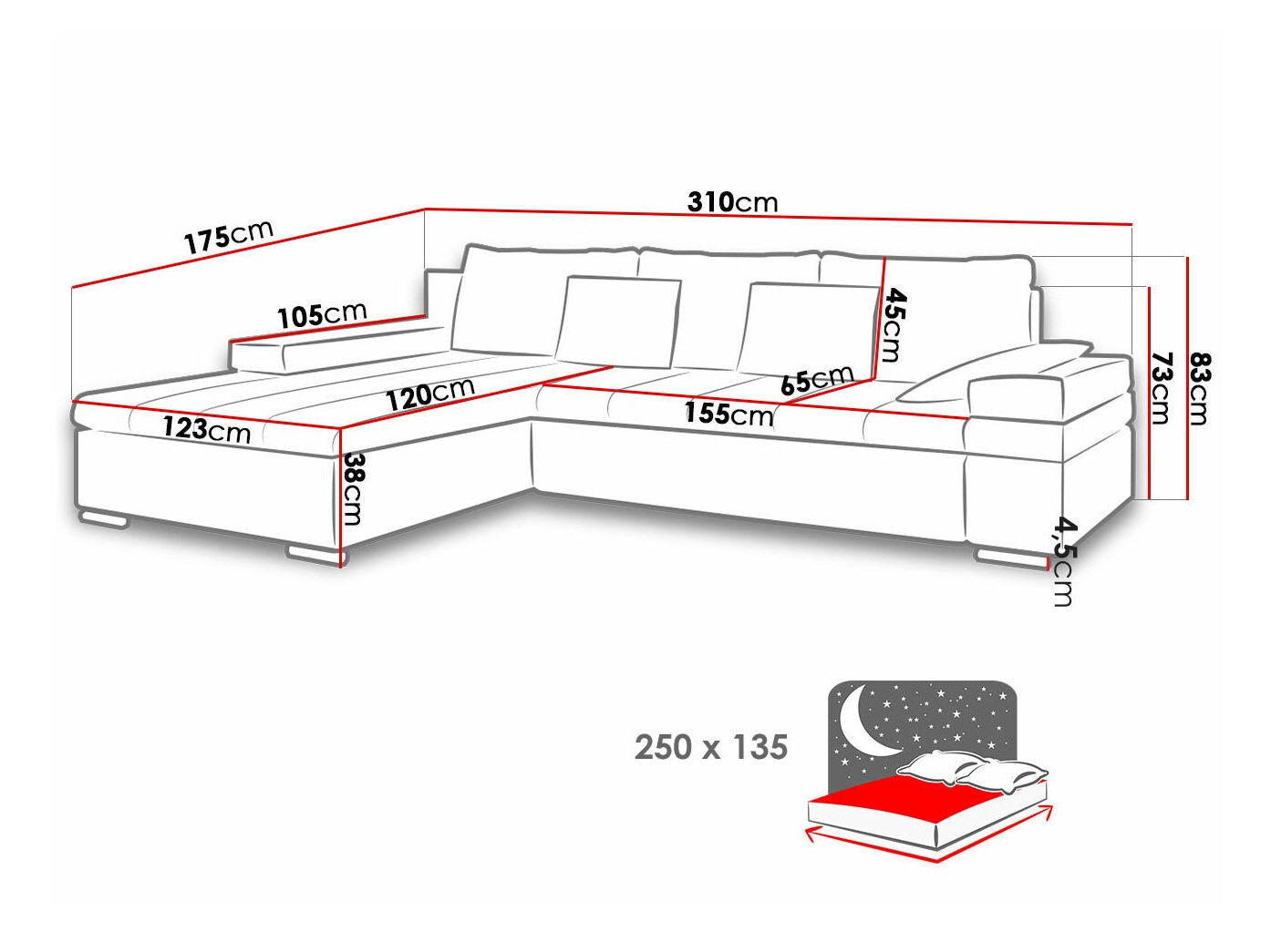 Corner sofa Comfivo Olivetum II (Abriamo 04)