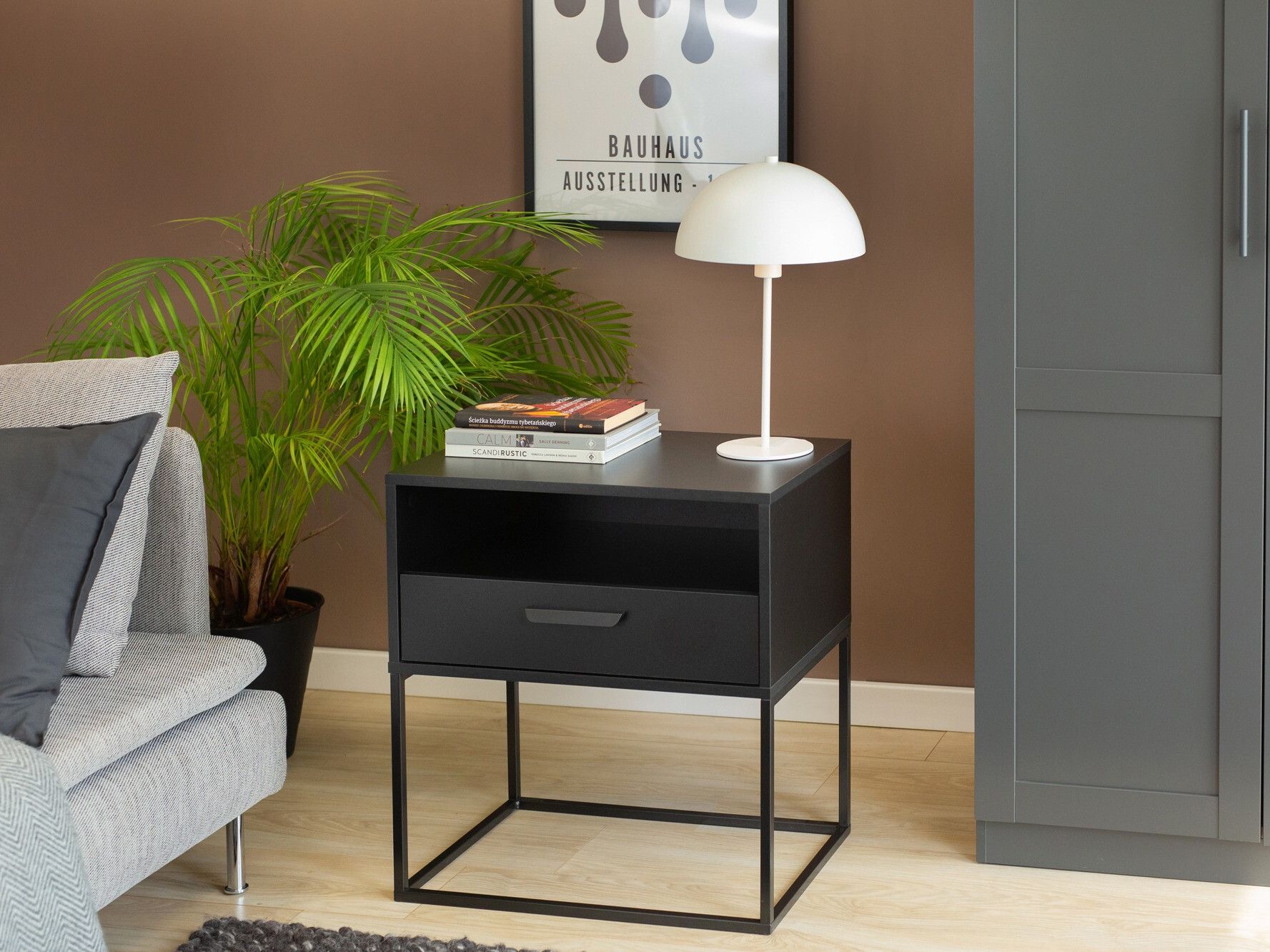 Bedside table Bristol 192 (Anthracite)