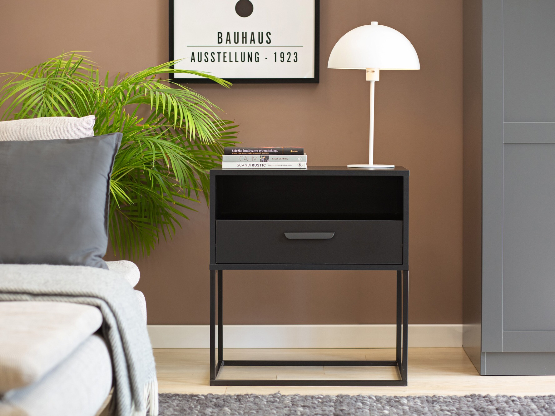 Bedside table Bristol 192 (Anthracite)