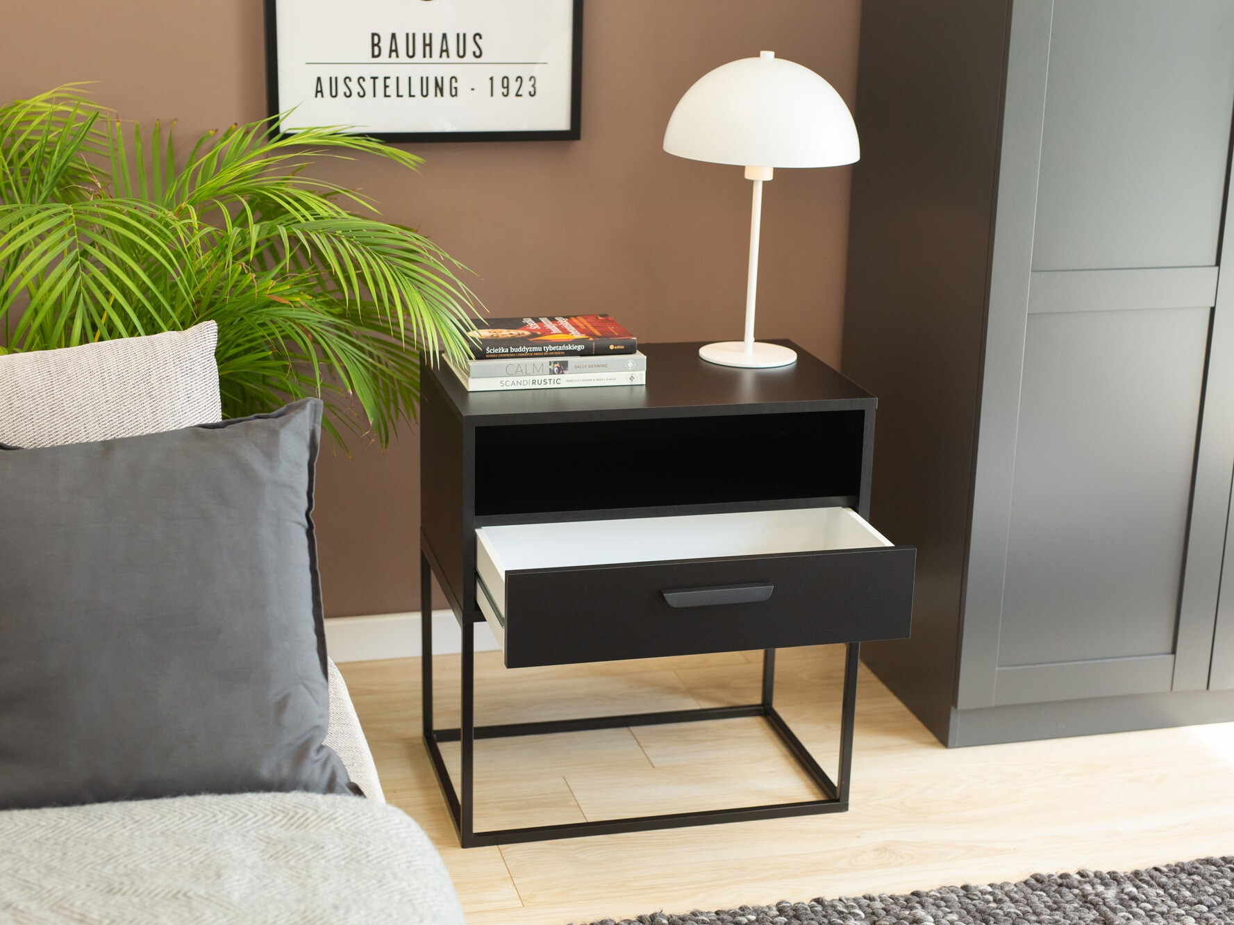 Bedside table Bristol 192 (Anthracite)
