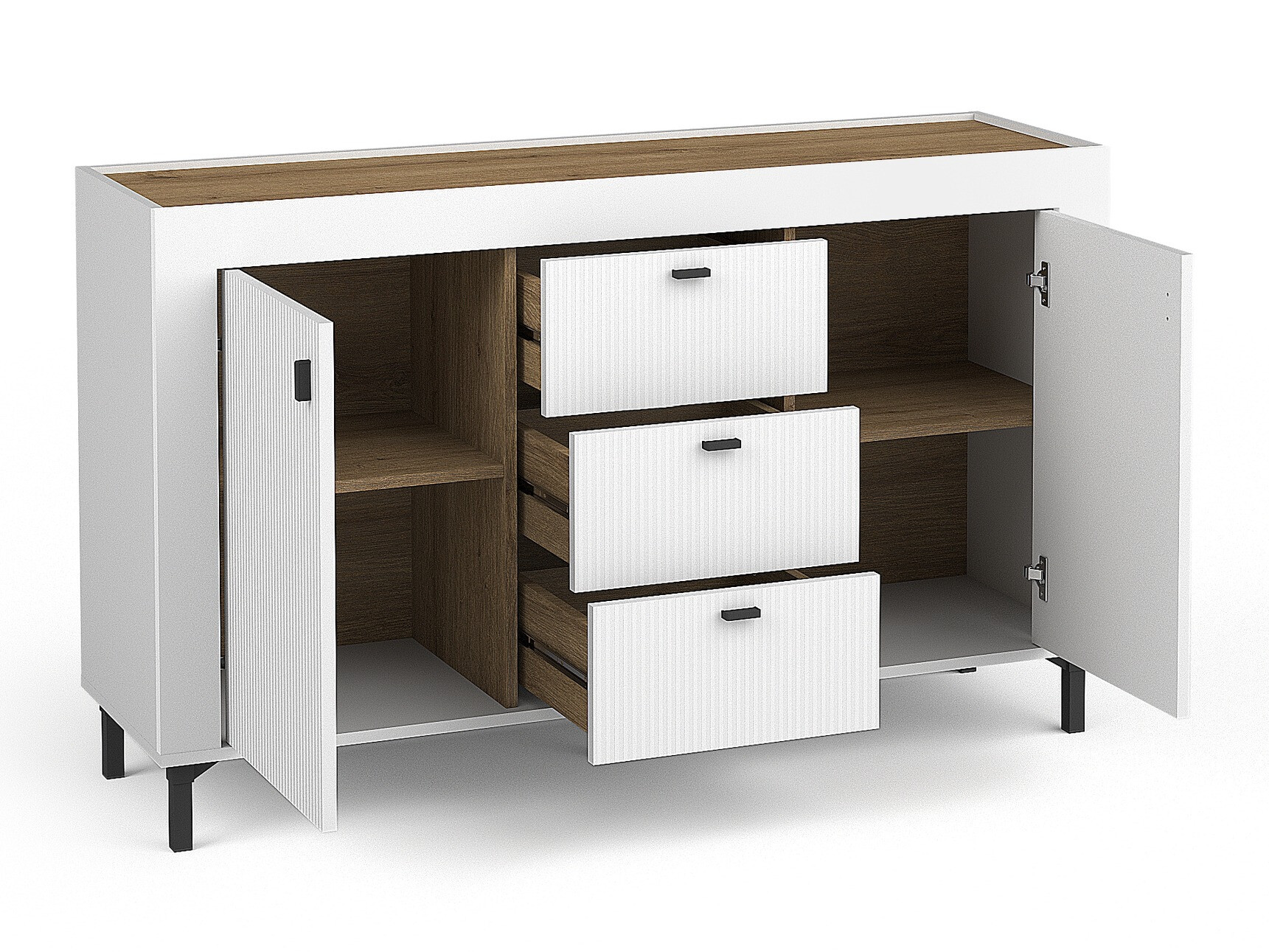 Chest of drawers Mormavu 103 (Matte white)
