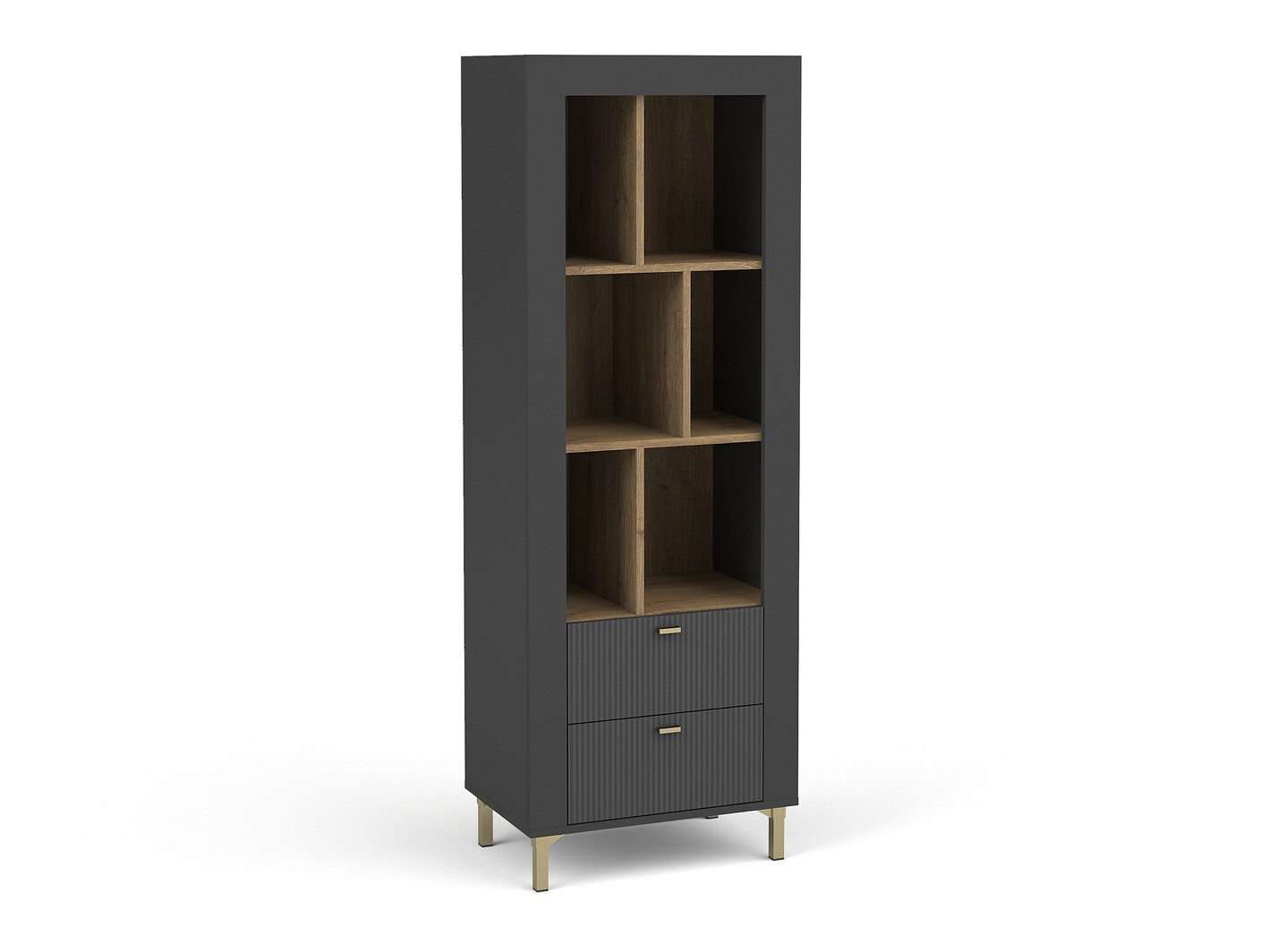 Bookcase Mormavu 102 (Matte black)