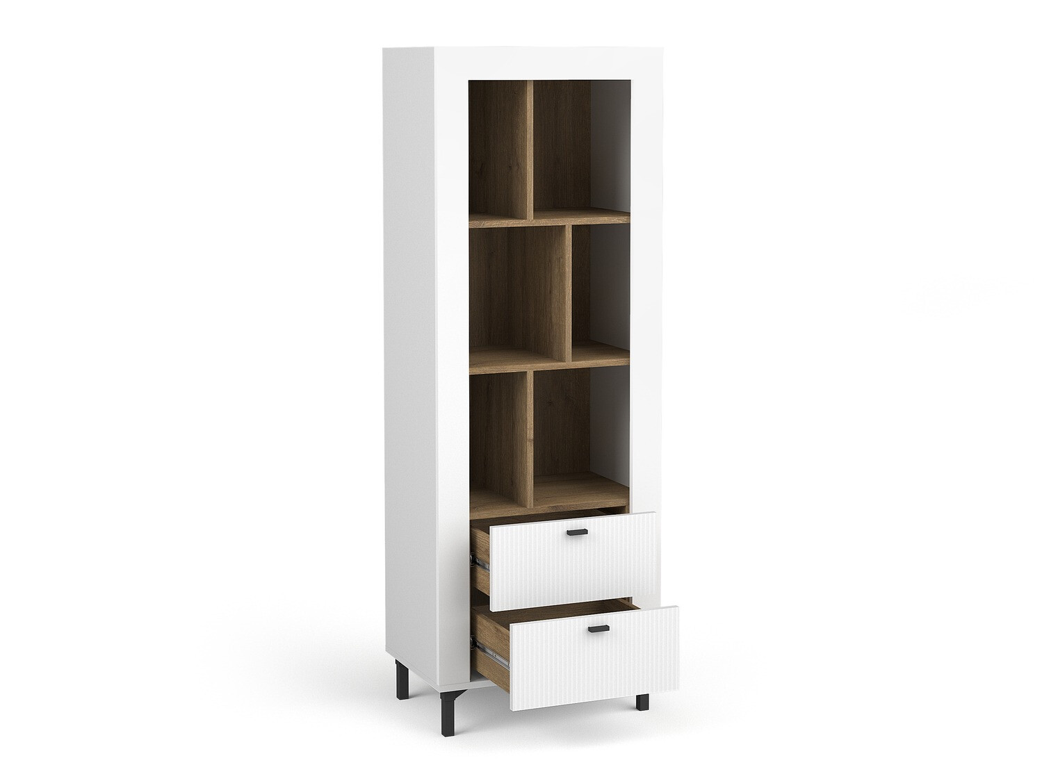 Bookcase Mormavu 102 (Matte white)