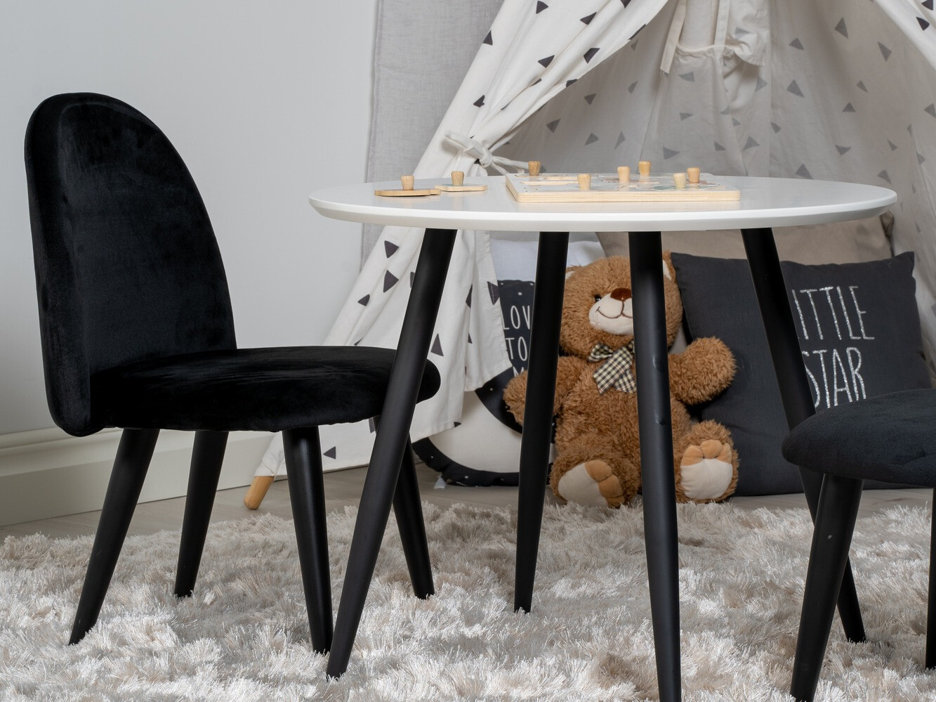 Children's chair Dallas 165 (Black)