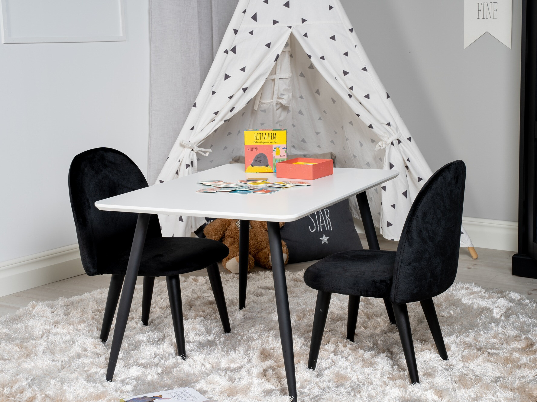 Children's chair Dallas 165 (Black)