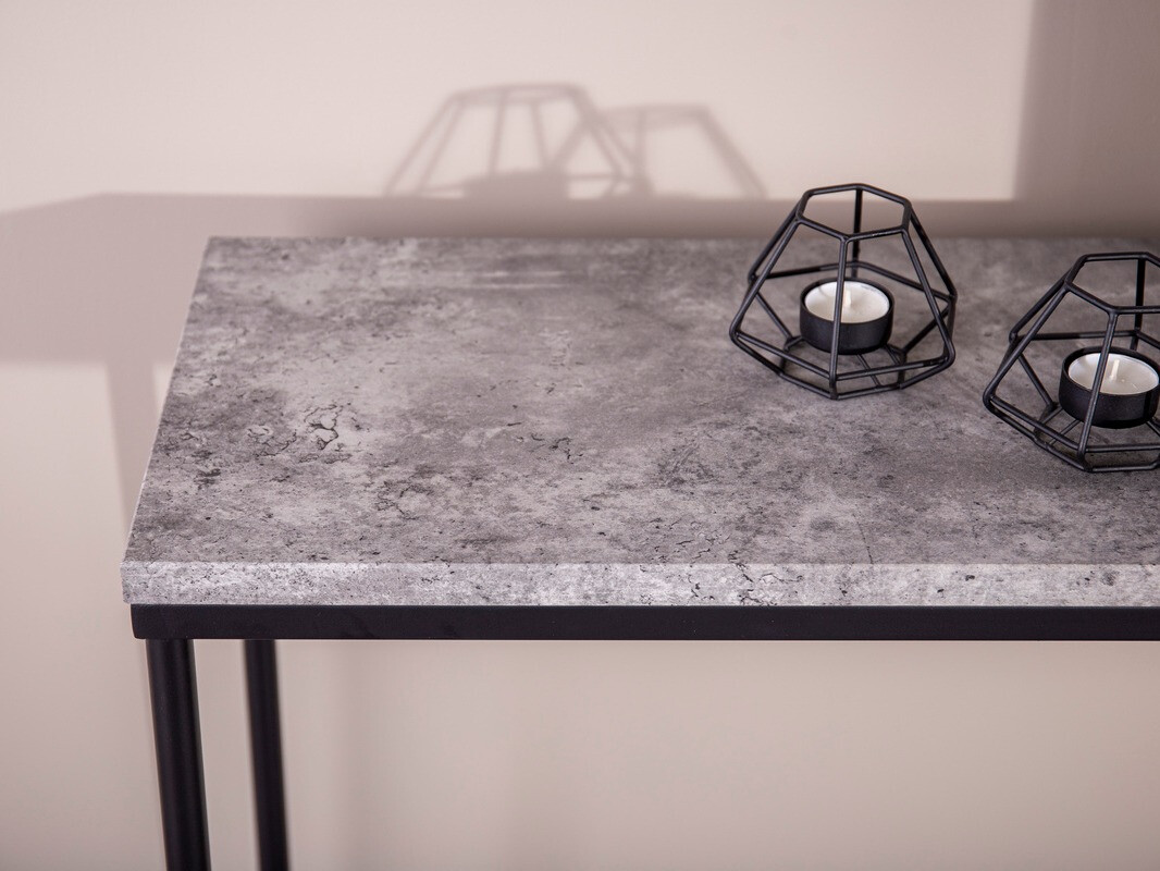 Console table Dallas 197 (Concrete + Black)
