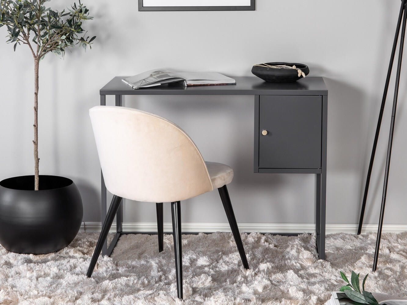 Desk Evasevu 103 (Light grey)
