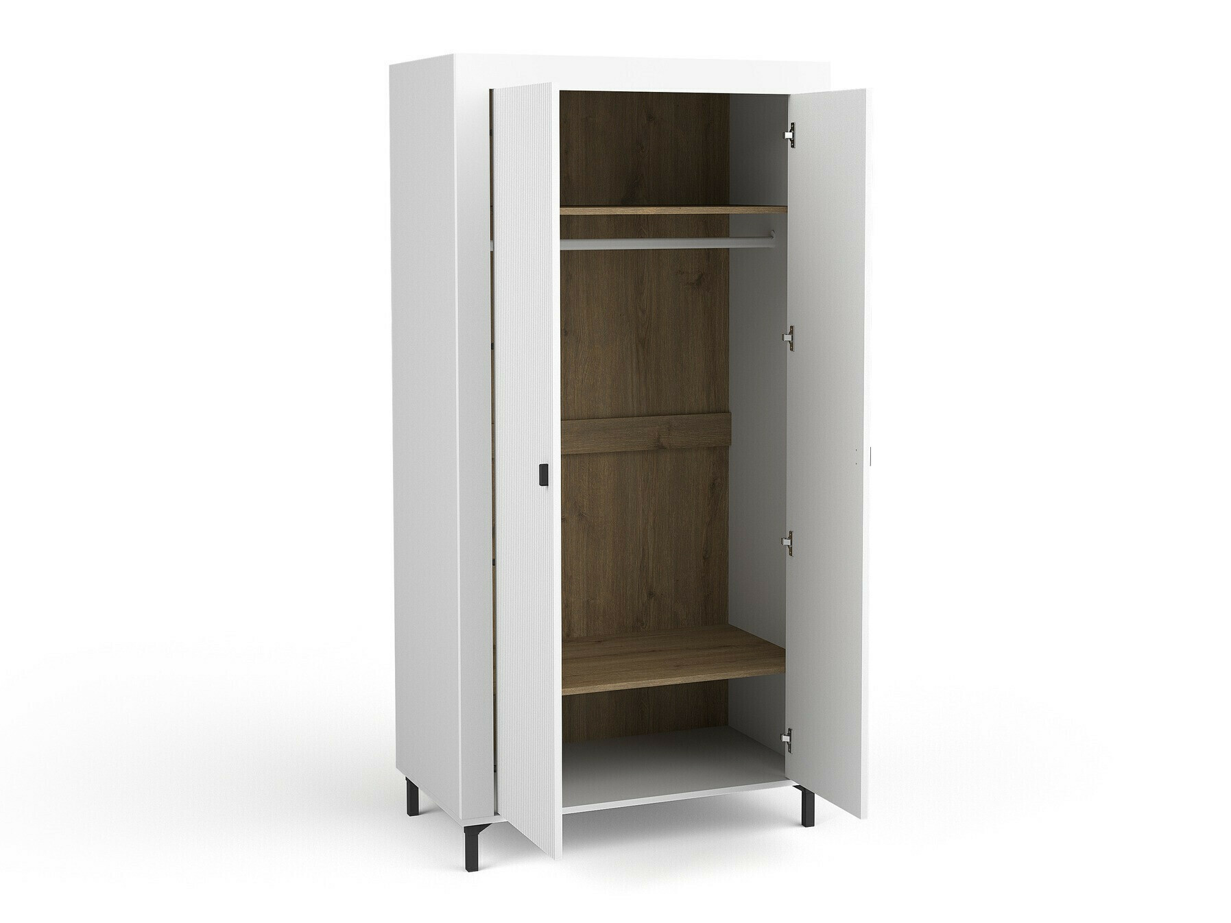 Bedroom set Mormavu 112 (Matte white + Beige)