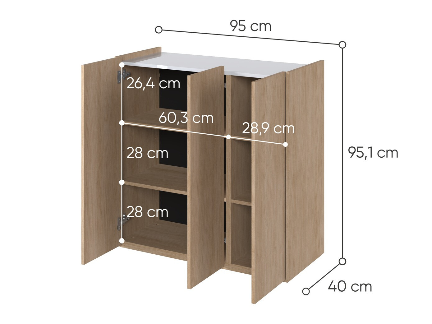 Sideboard Fresno 149 (Oak)
