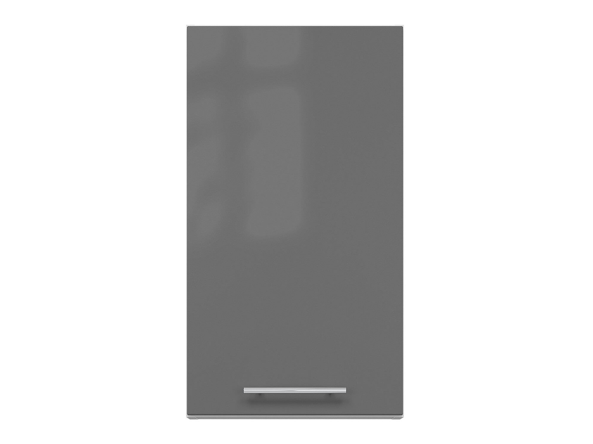 Modular wall cabinet Glossy Grey 101