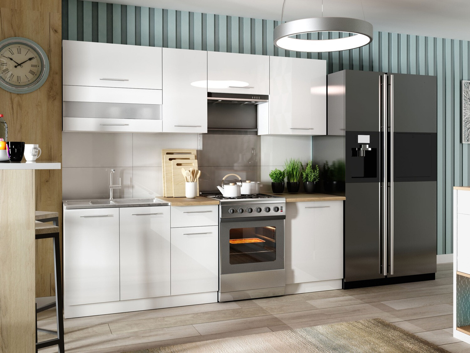 Dishwasher door Tiffa White 137