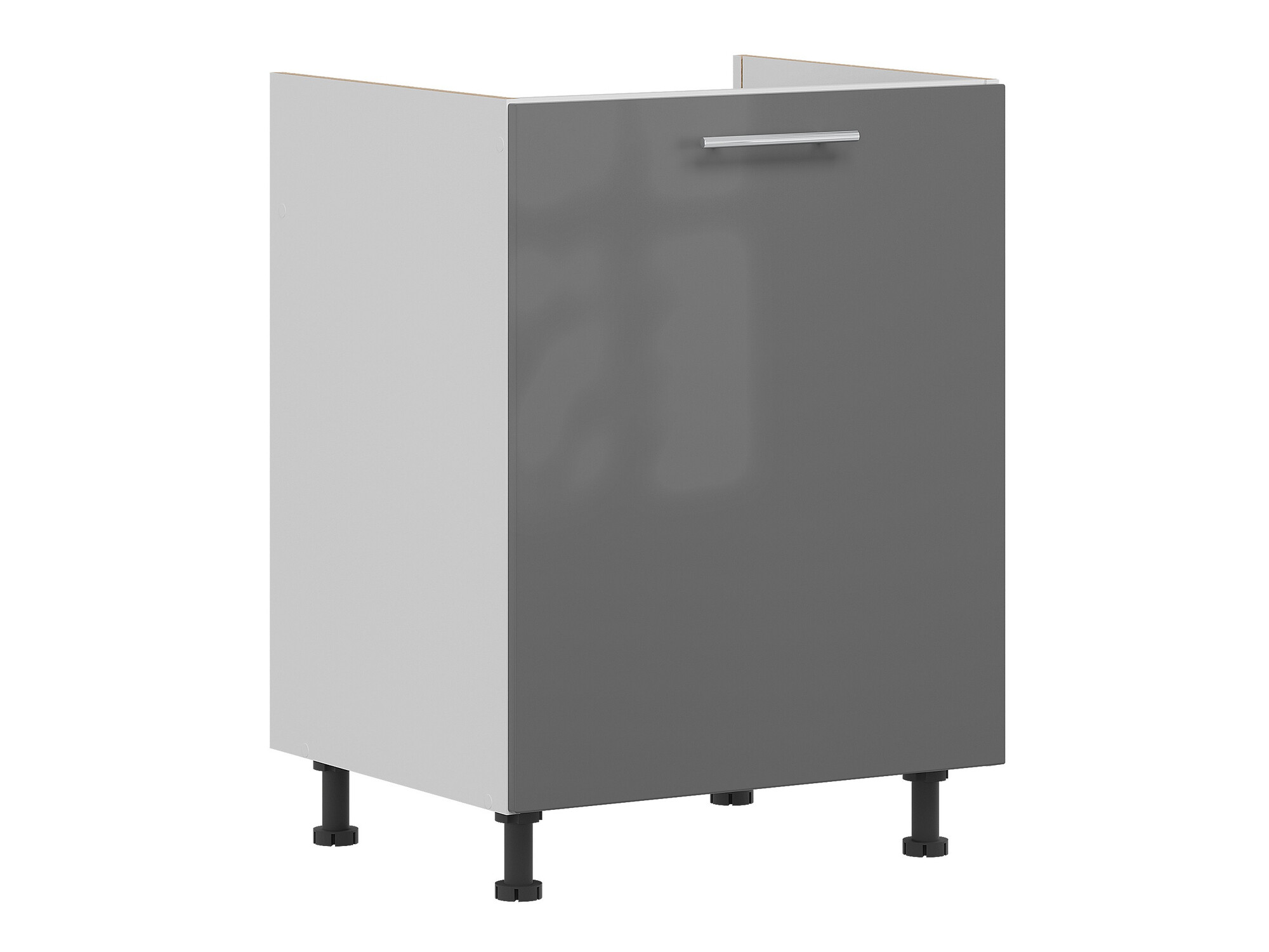 Modular sink cabinet with doors Tiffa Grey 121