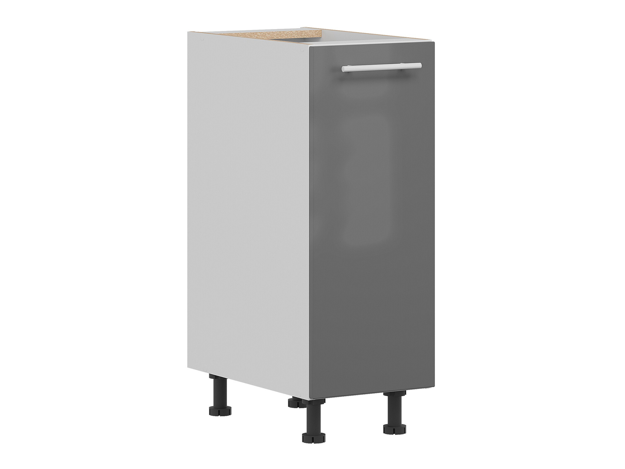 Modular cabinet with doors Tiffa Grey 136