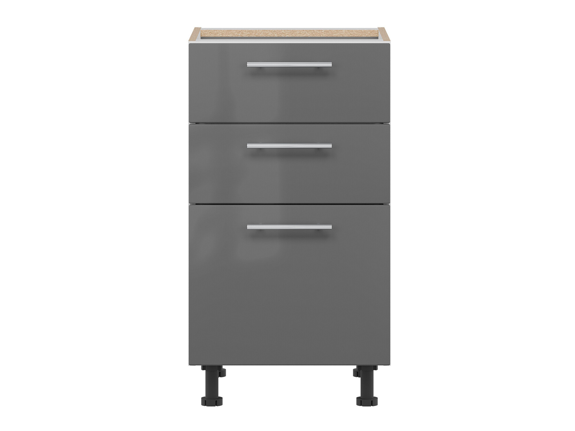 Modular cabinet with drawers Tiffa Grey 139