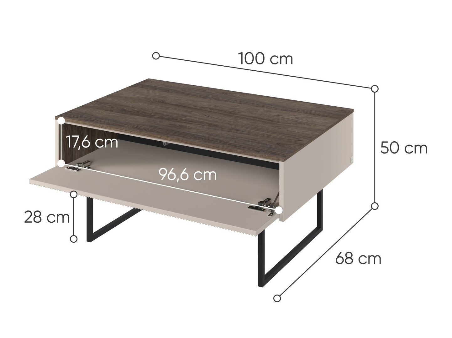 Coffee table Elbtei 106