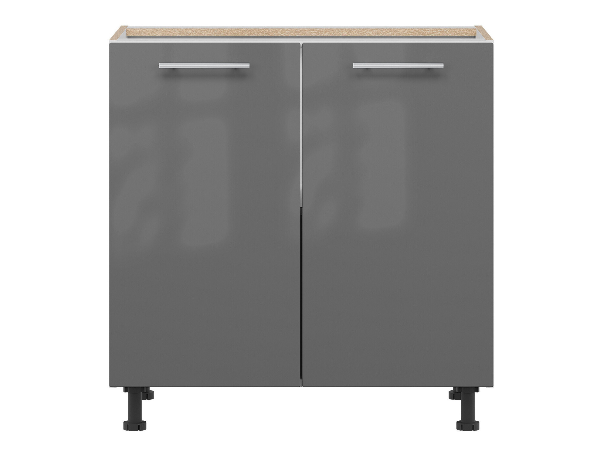 Modular cabinet with doors Tiffa Grey 143