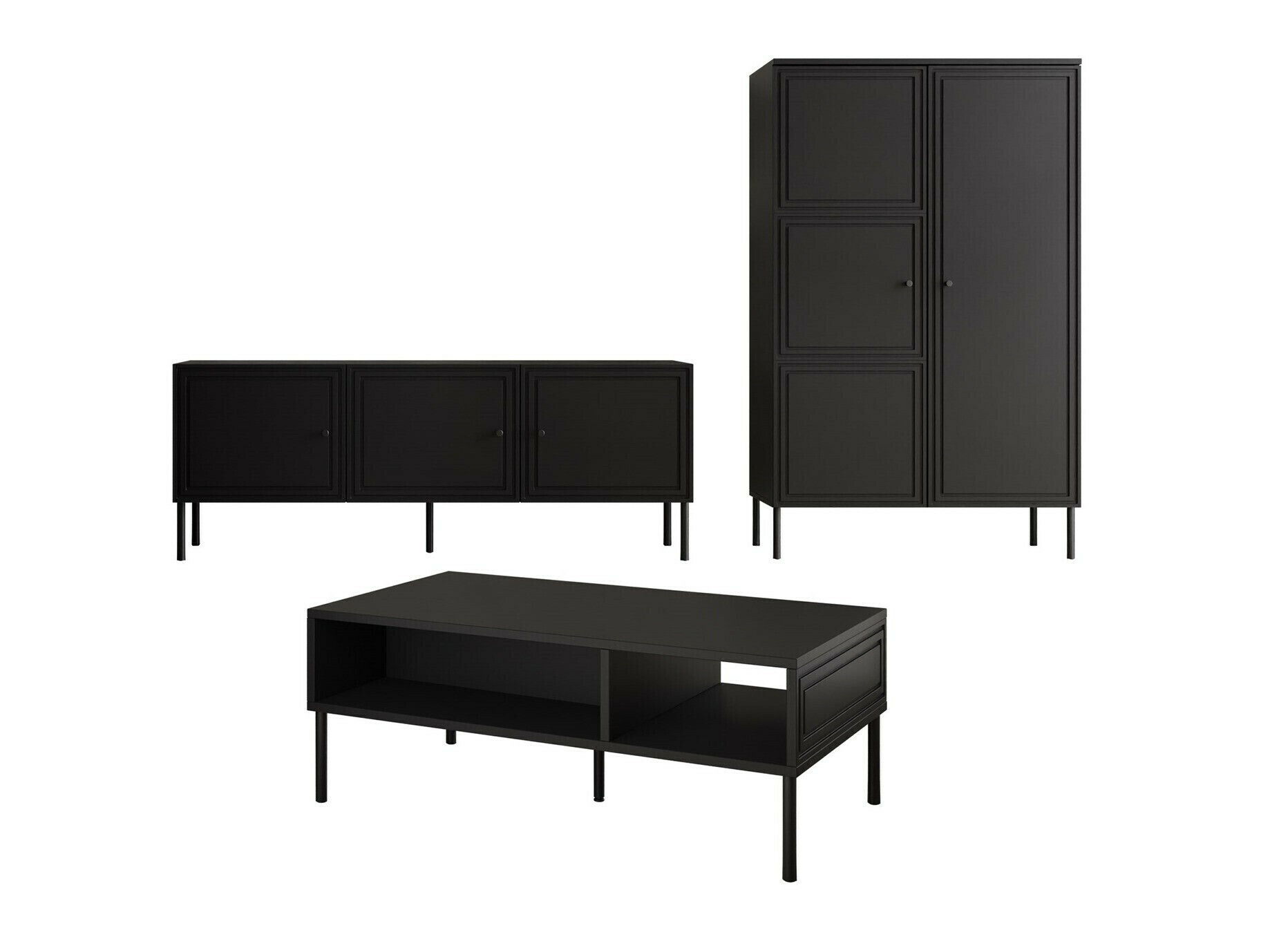 Living room set Celra (Black)