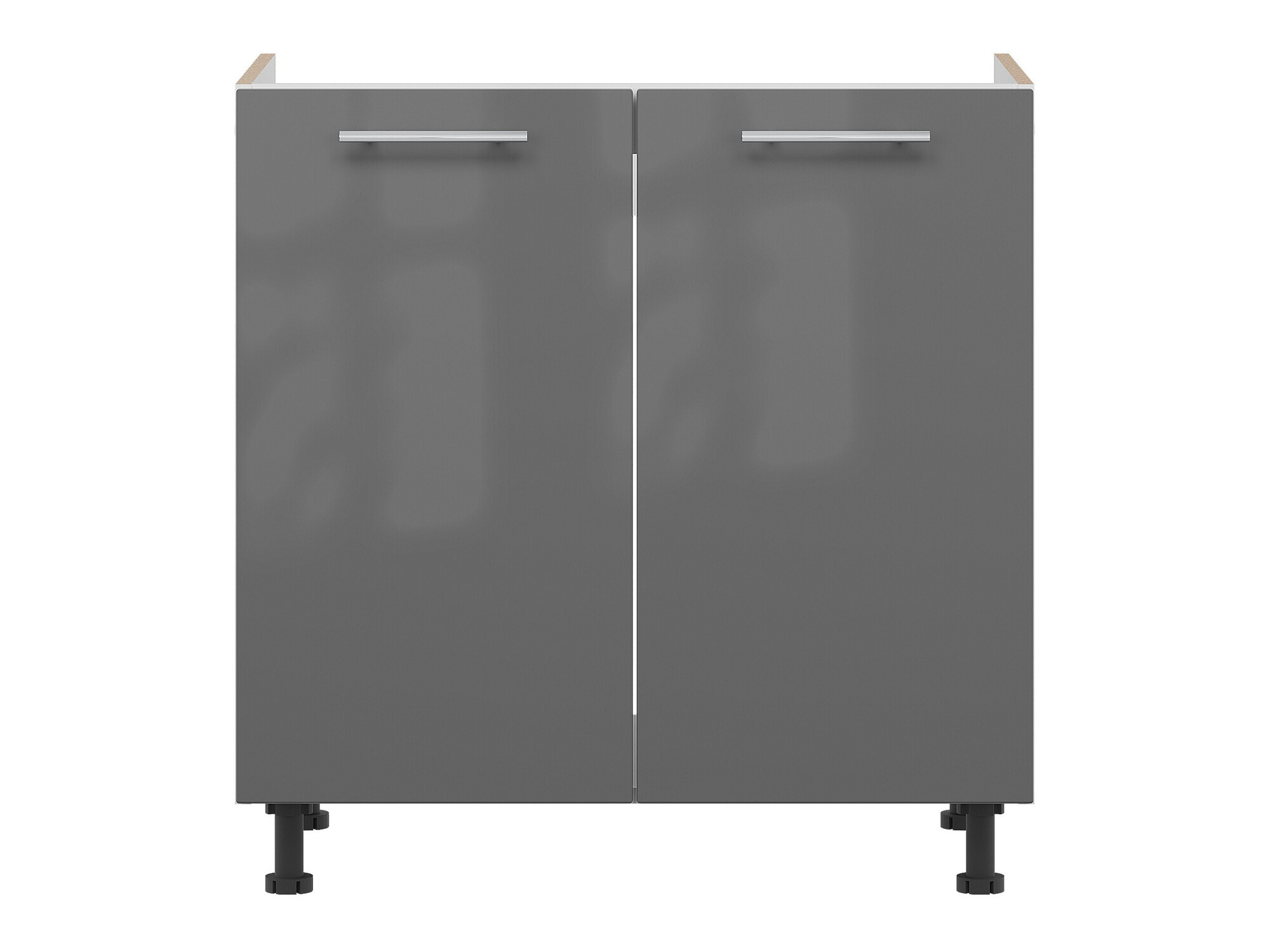 Modular sink cabinet with doors Tiffa Grey 125