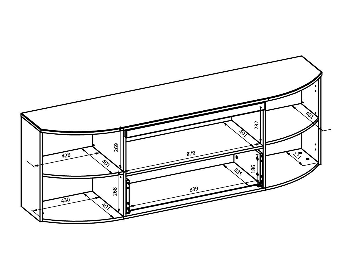 TV stand Tenelmo 114