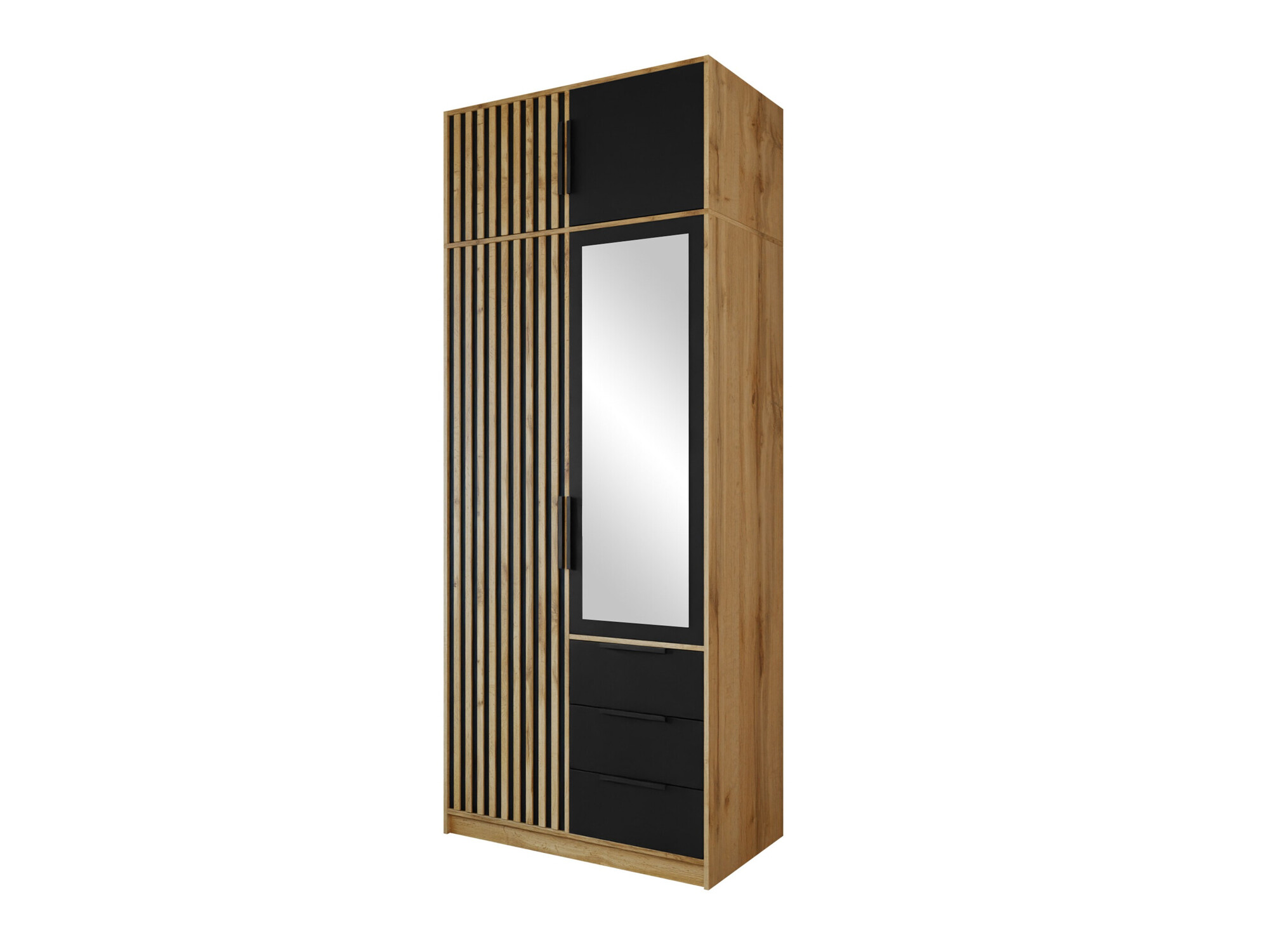 Wardrobe Collis (Wotan Oak + Black)