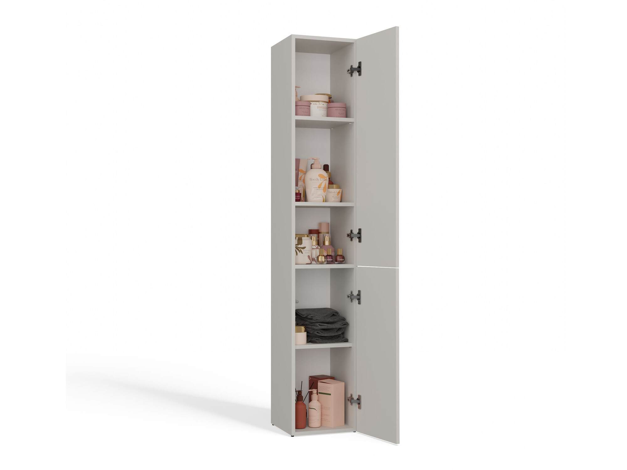Standing bathroom cabinet Nolmaru 110 (Cashmere)
