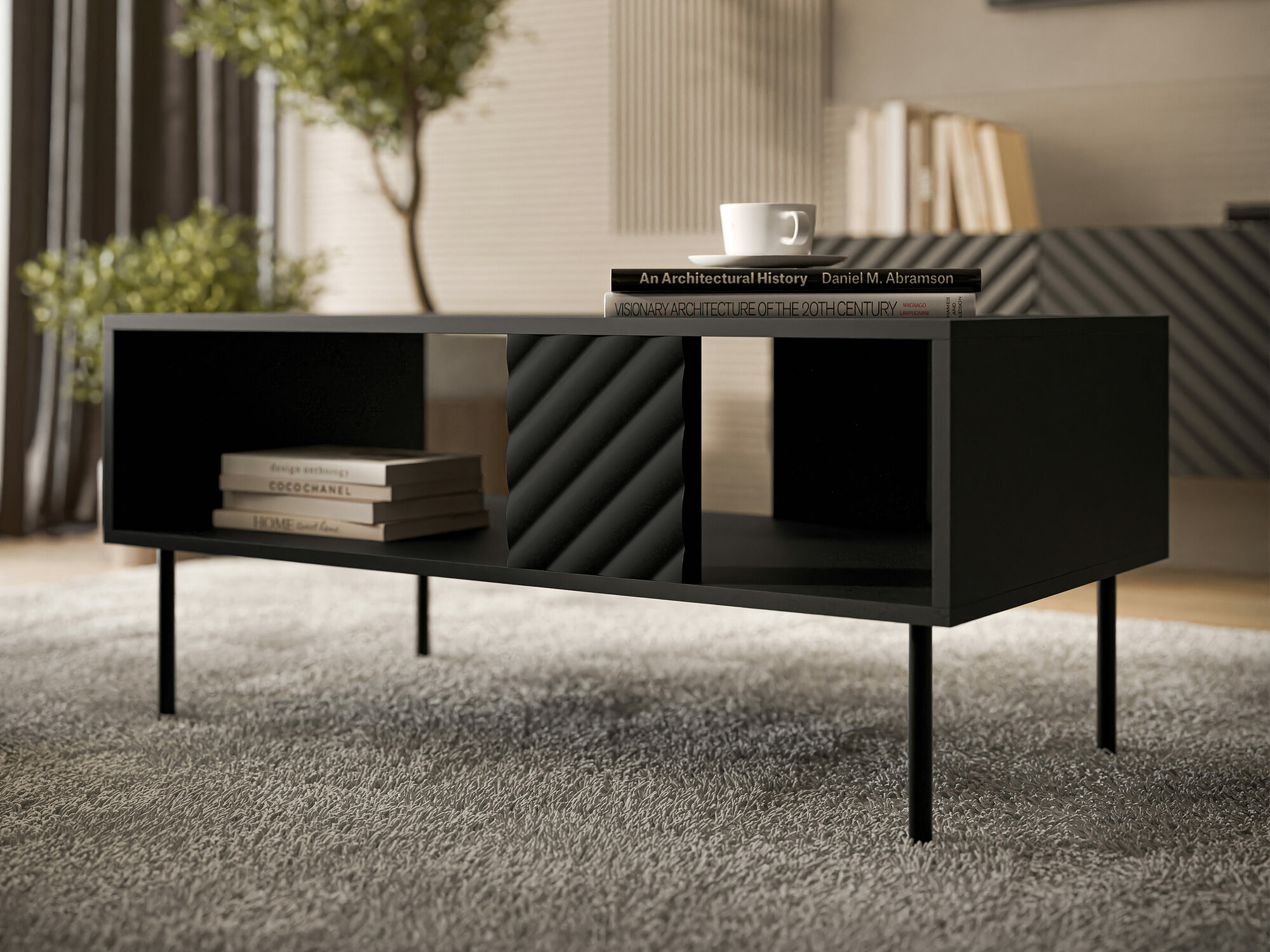 Coffee table Sillen (Black)