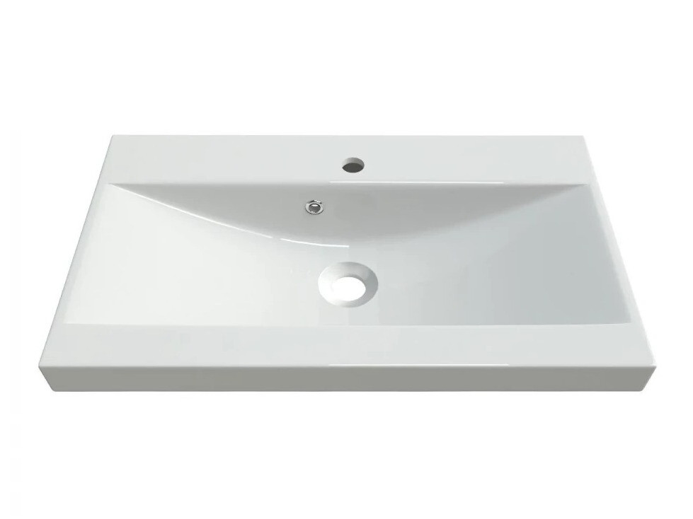 Bathroom set Sarasota 122 (Wotan Oak + Glossy white)