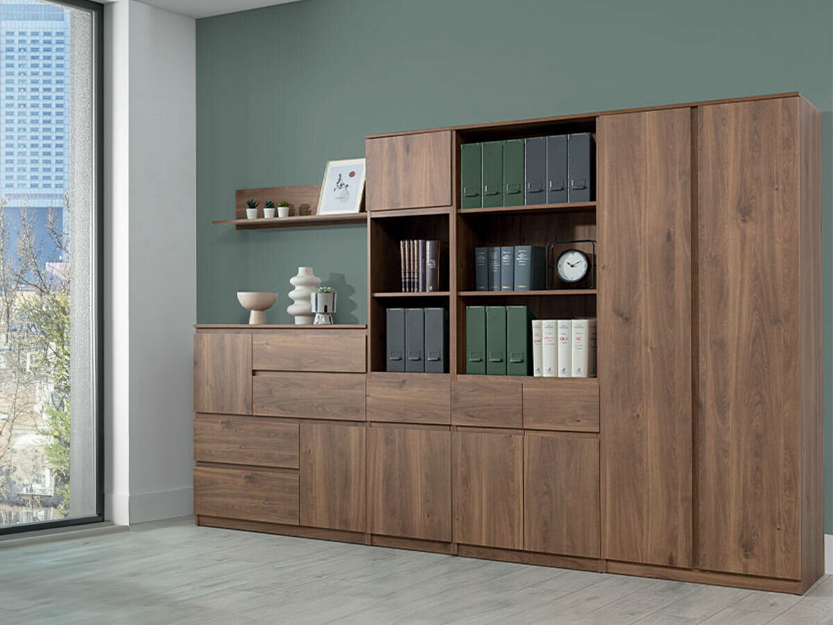 Bookcase Orlando 225 (Dark oak)