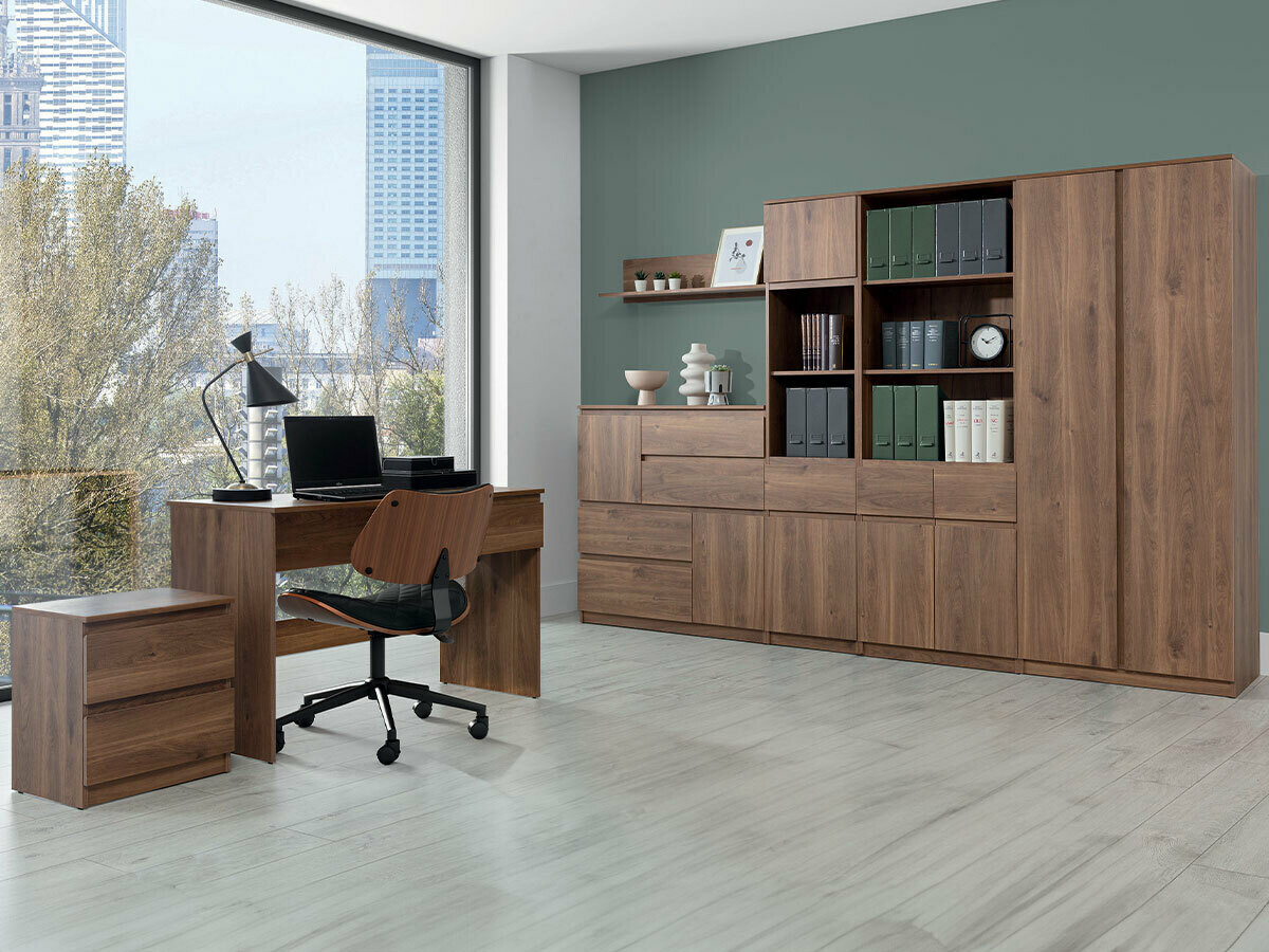 Wall shelf Catelbi 111 (Dark oak)