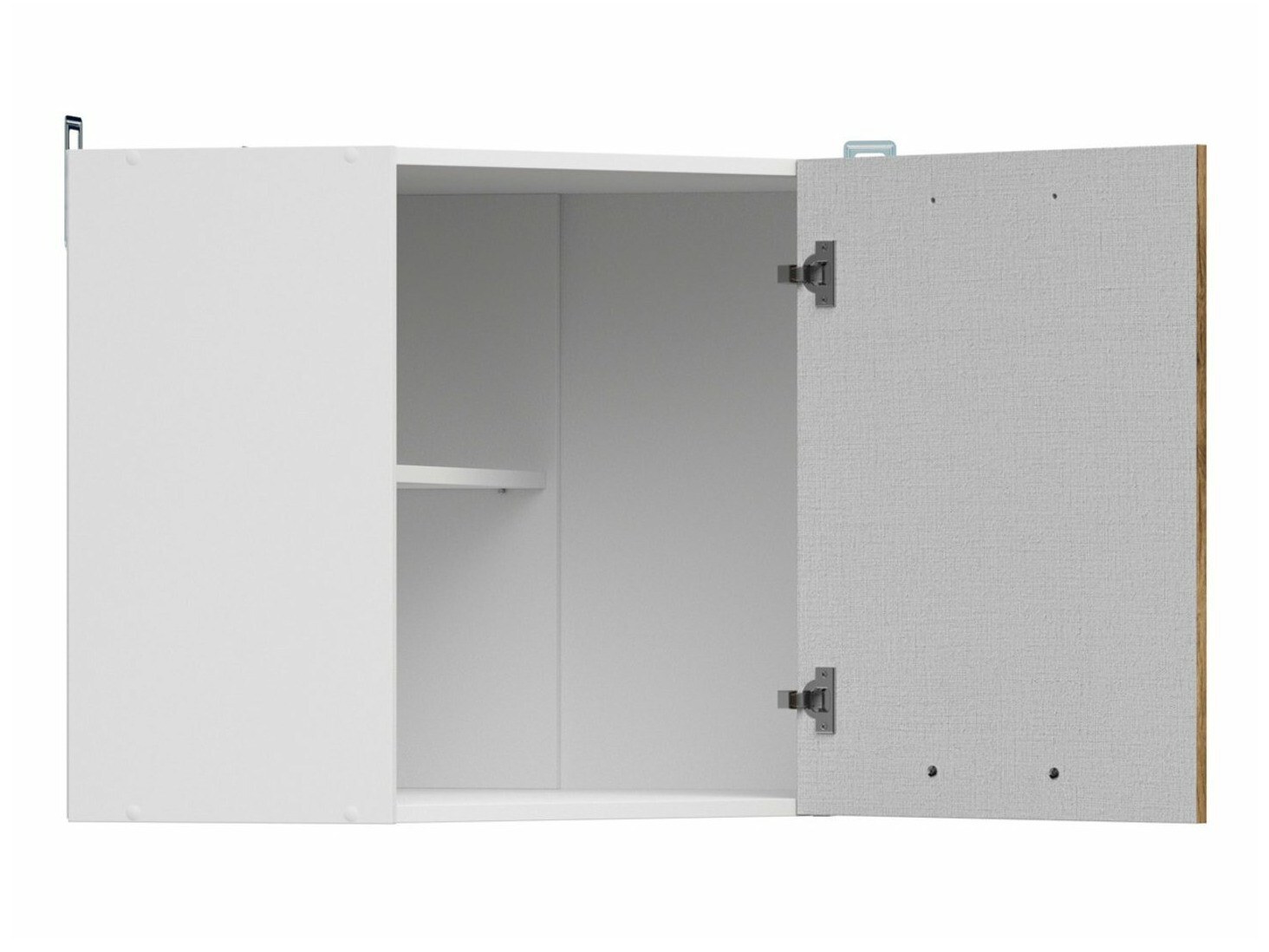 Modular wall-mounted corner cabinet Dela 105