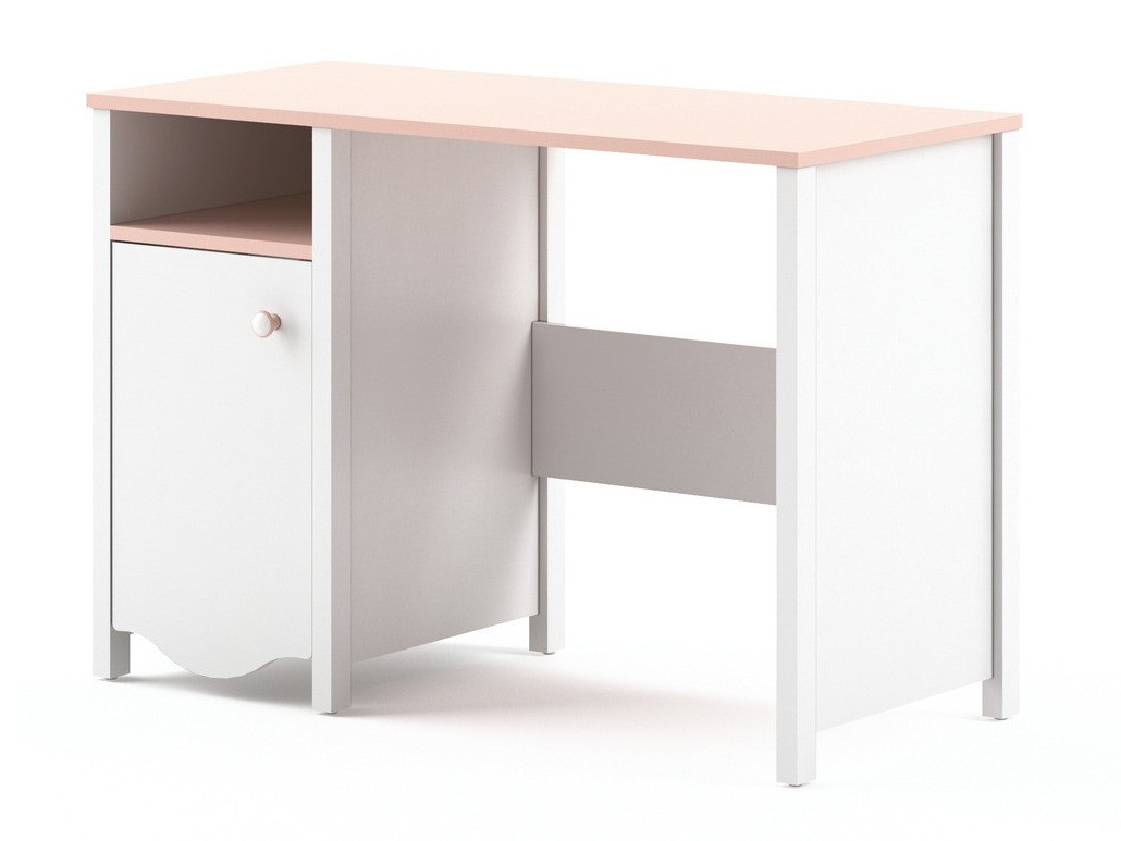 Desk Velferi 114 (White + Pink)