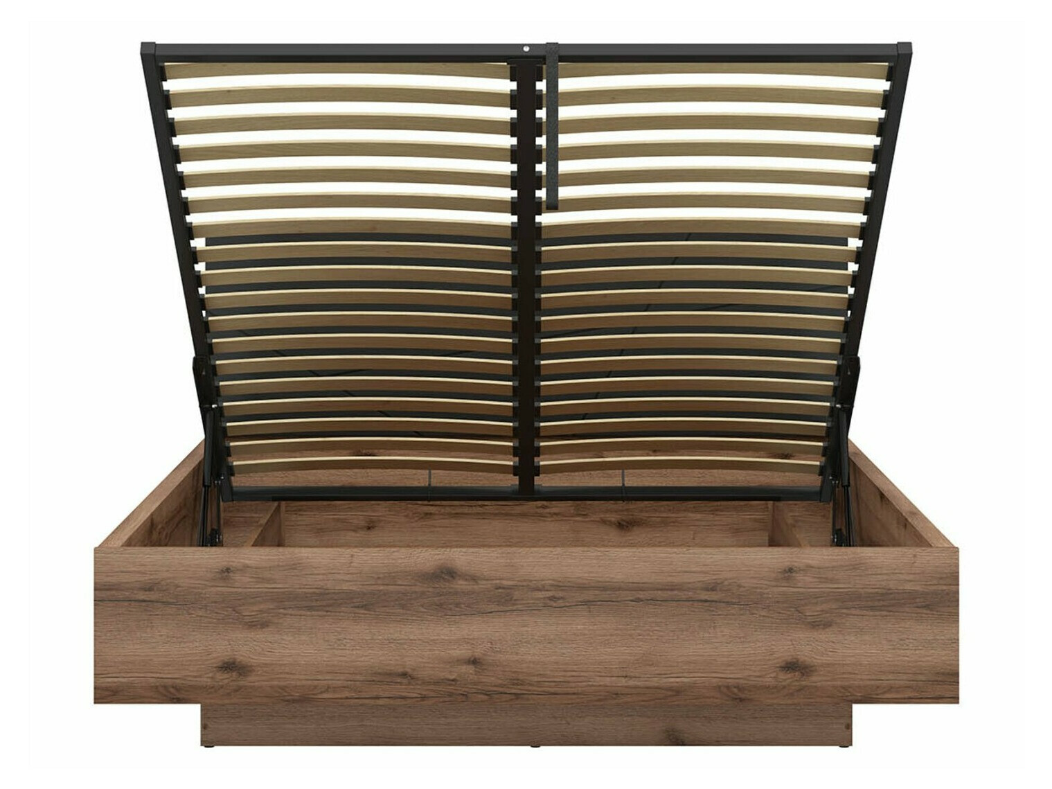 Bed Fivale 122 (Dark Delano oak + Matte black)