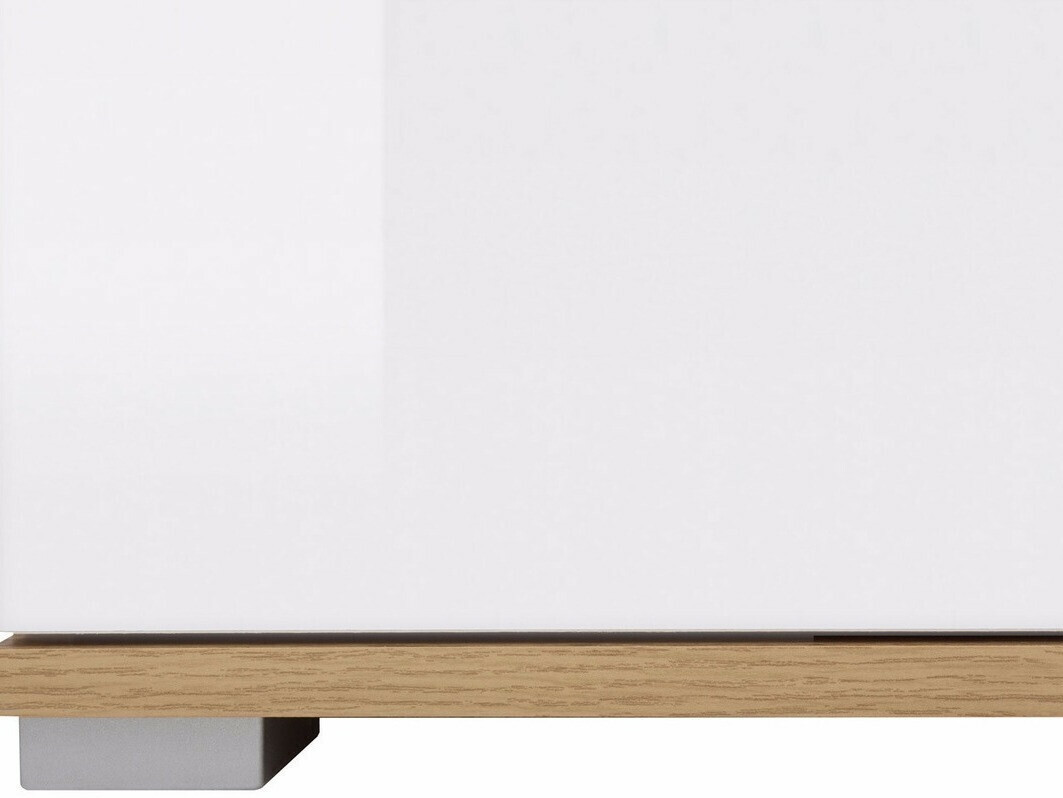 Sideboard Tivetra 103 (Wotan Oak + Glossy white)