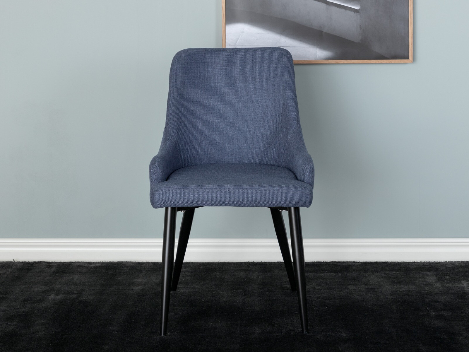 Chair Dallas 114 (Blue + Black)