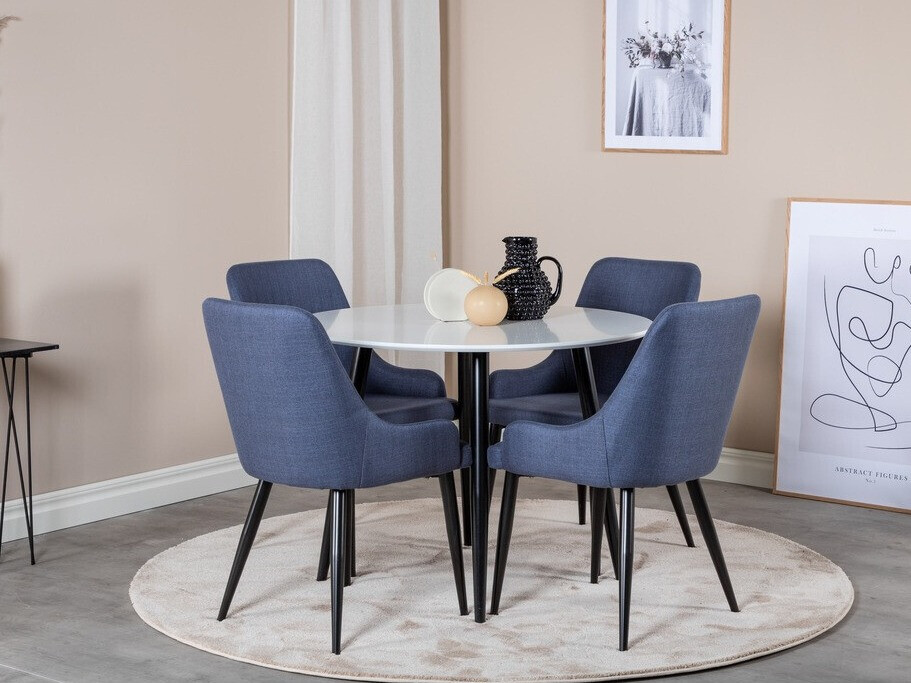 Chair Dallas 114 (Blue + Black)