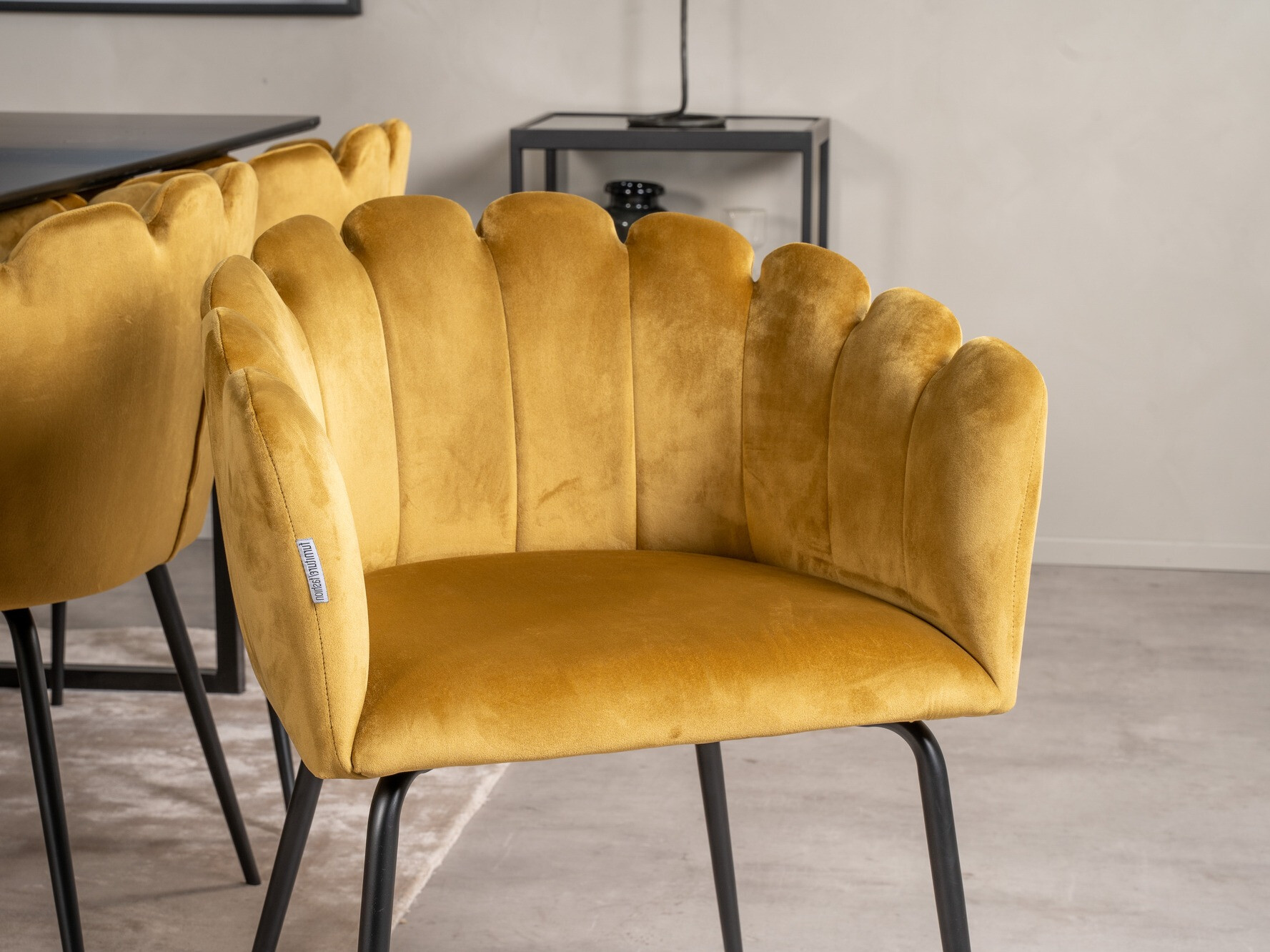 Chair Dallas 134 (Yellow + Black)