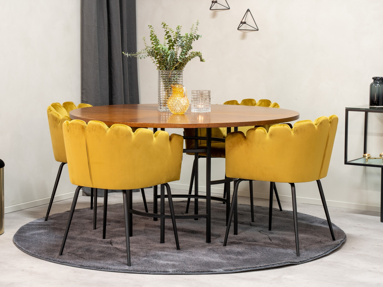 Chair Dallas 134 (Yellow + Black)
