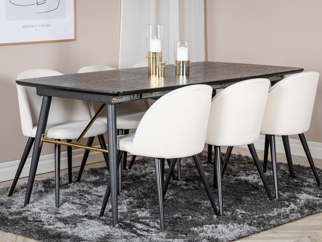 Chair Dallas 136 (Beige + Black)