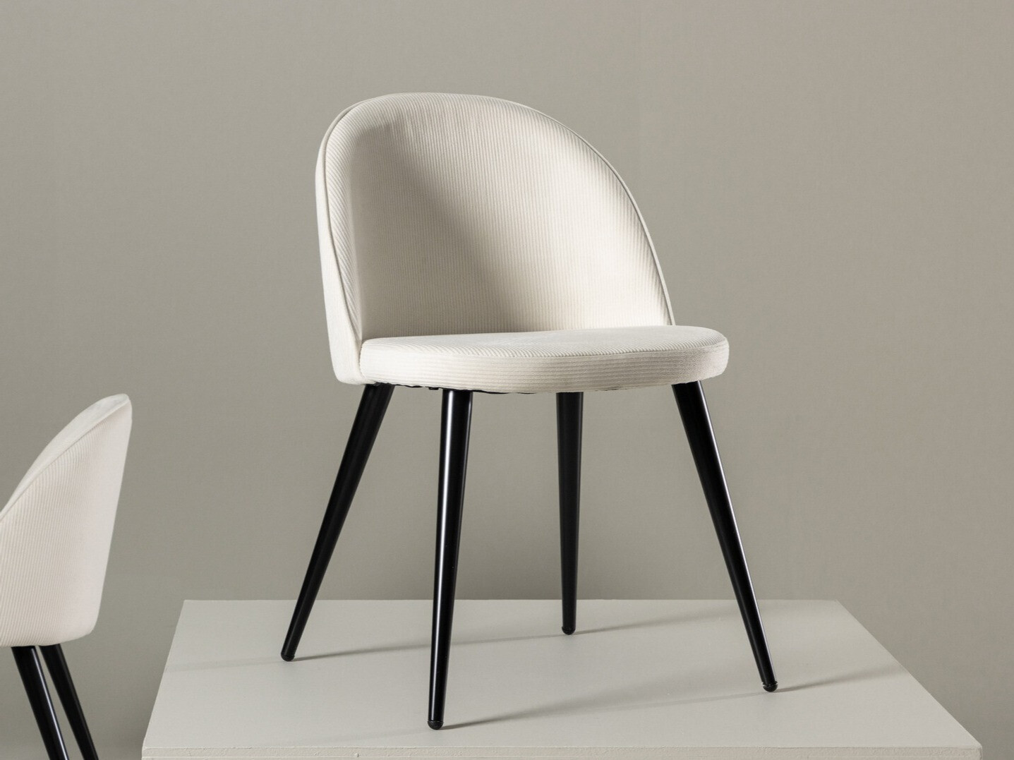 Chair Dallas 136 (Beige + Black)