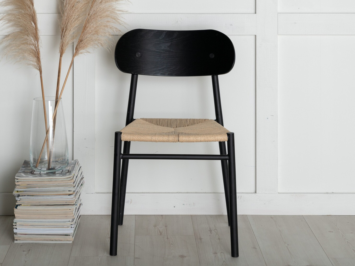 Chair Dallas 254 (Black + Light brown)