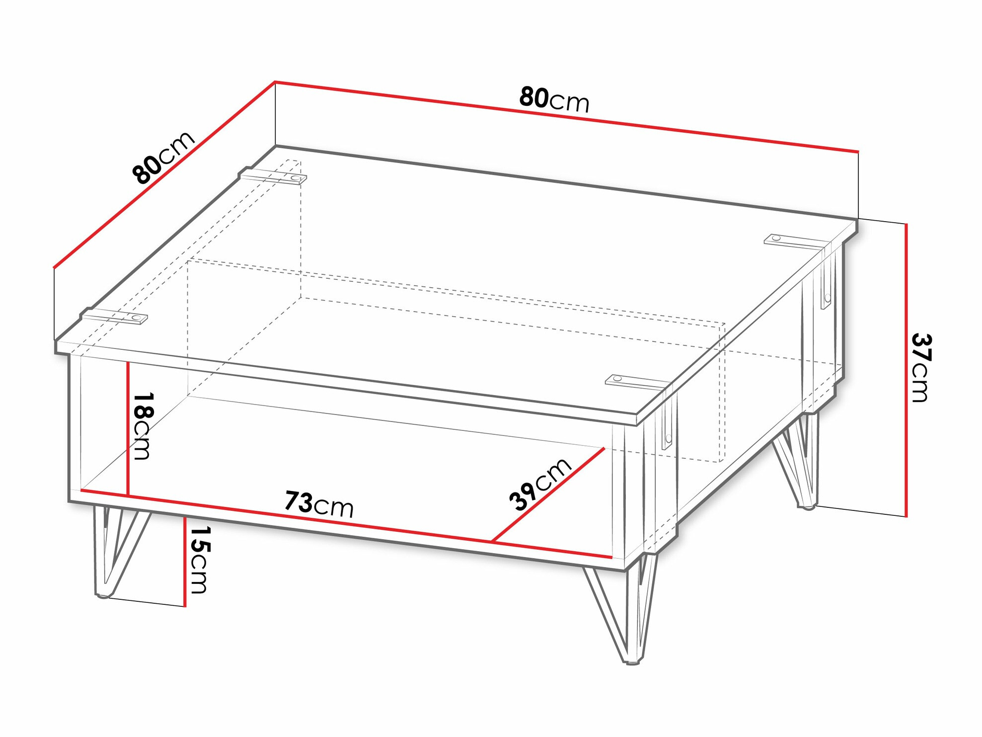 Coffee table Domdele 111