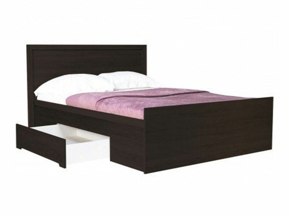 Bed Elialo 108 (Dark Sonoma oak)