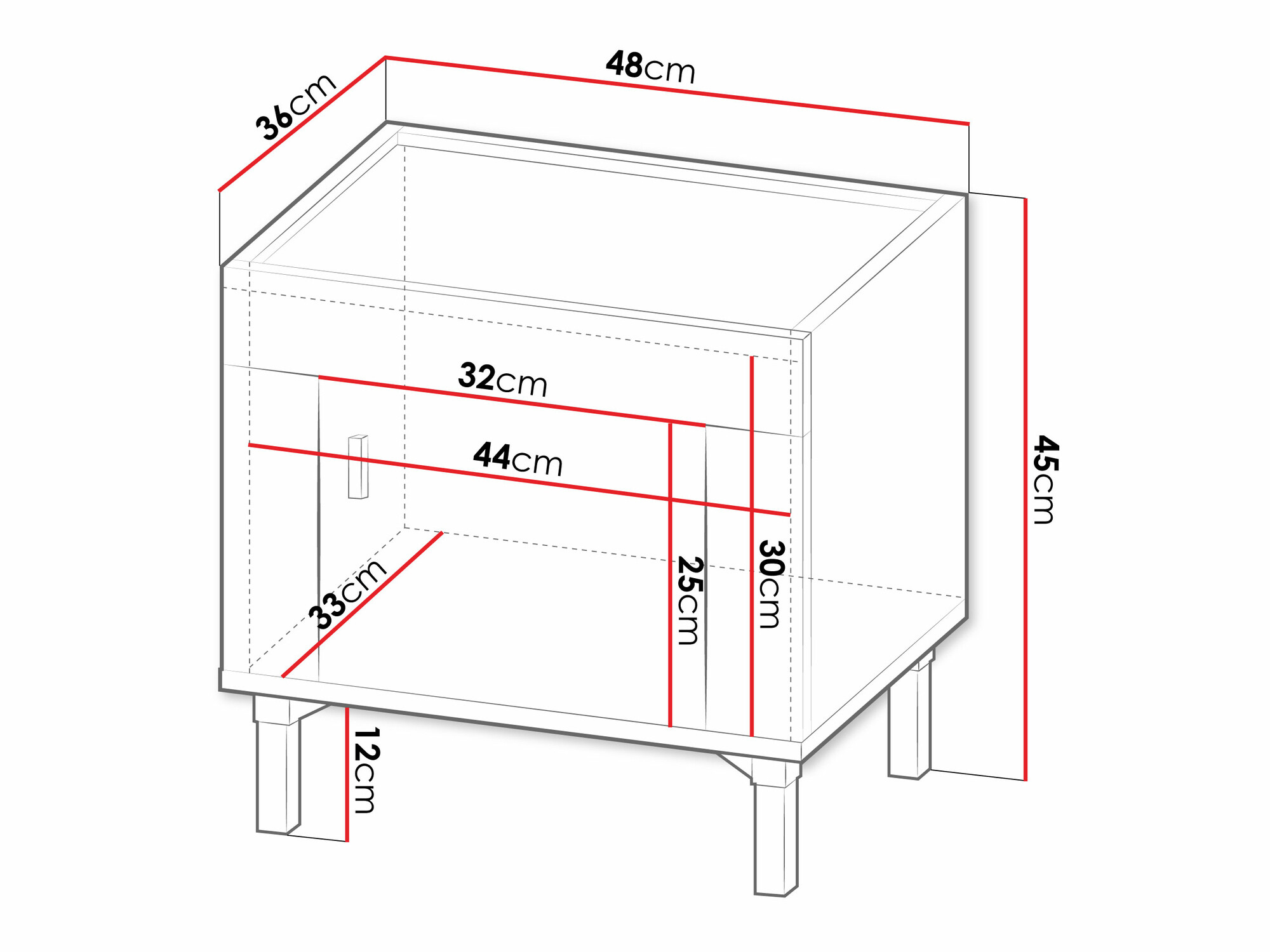 Bedside table Mormavu 109 (Cashmere)