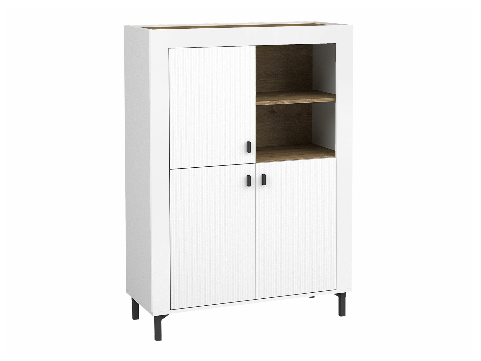 Bookcase Mormavu 105 (Matte white)