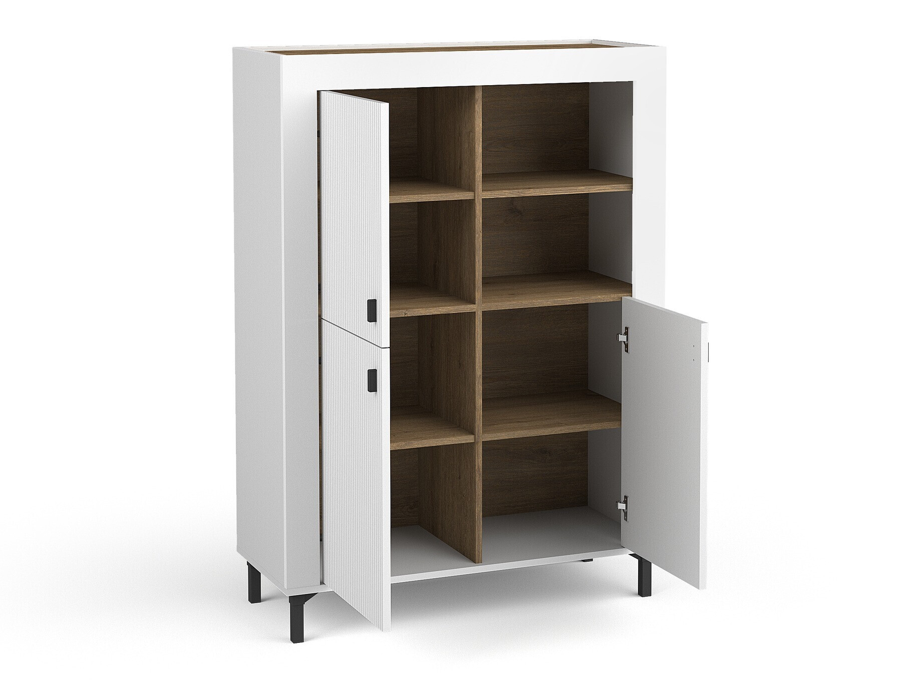 Bookcase Mormavu 105 (Matte white)