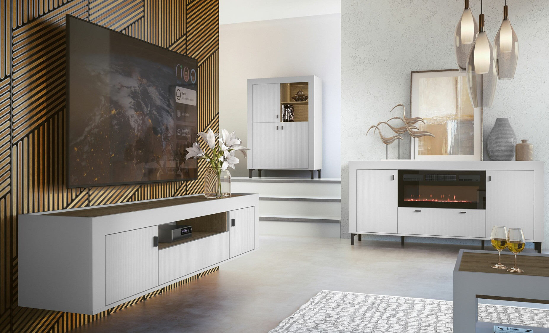 Bookcase Mormavu 105 (Matte white)