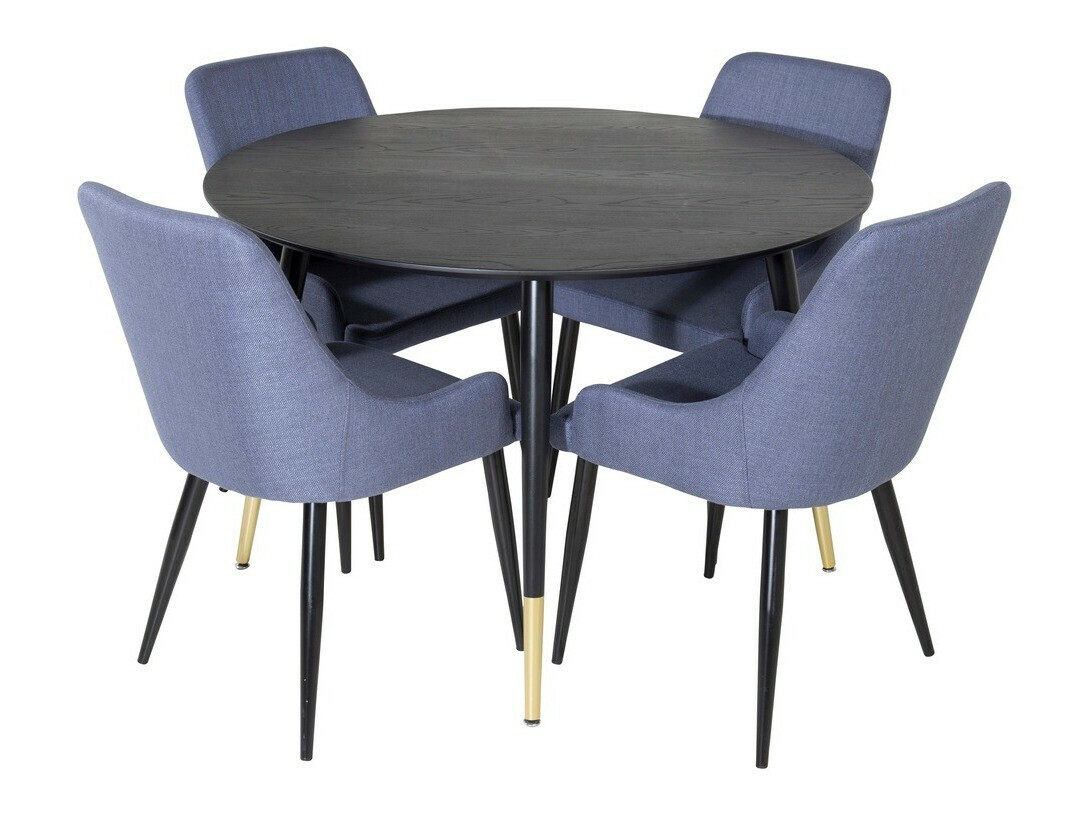 Dining set Dallas 1181 (Blue + Black)