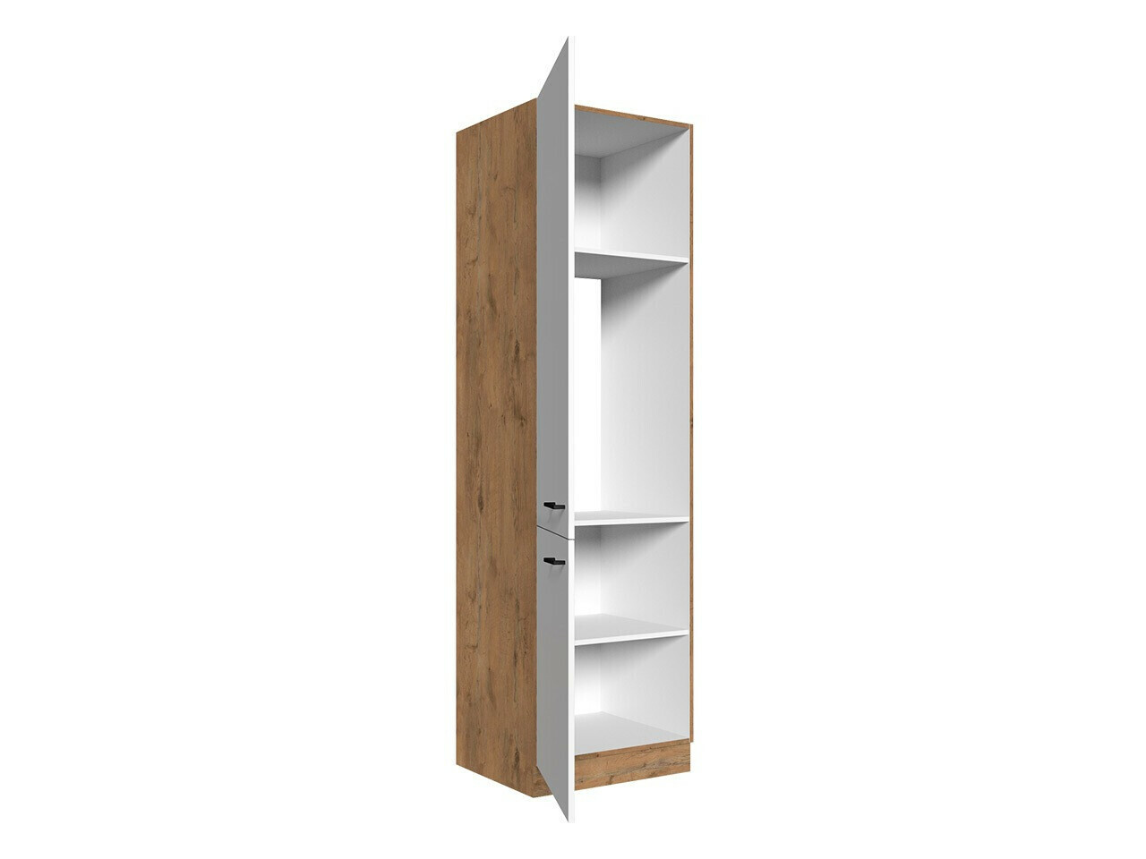 Modular cabinet with doors Wood Grey 134