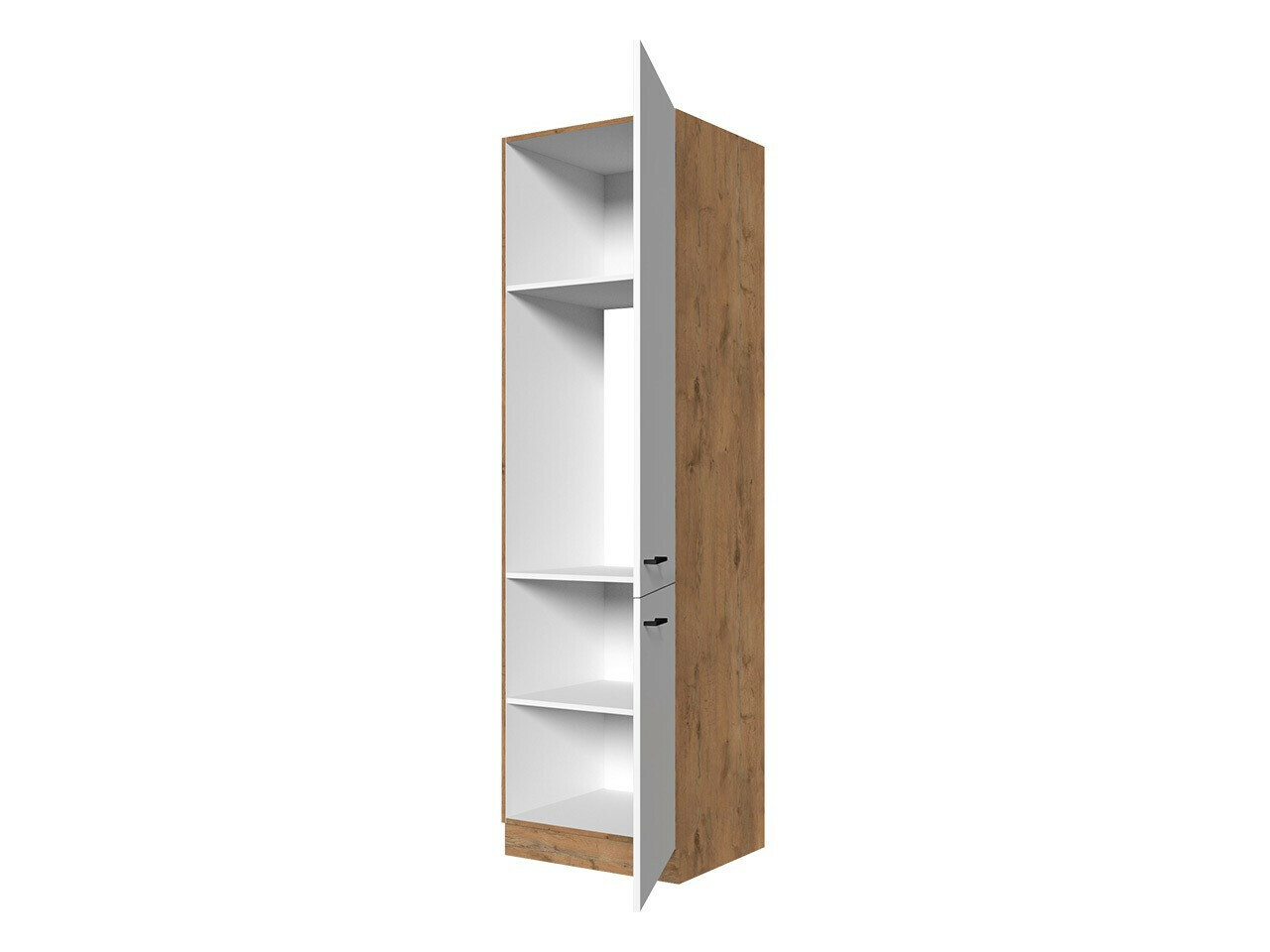 Modular cabinet with doors Wood Grey 134